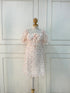 Summer Floral Puff Sleeves Mini Dress